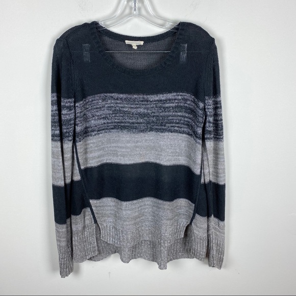 Eileen Fisher Sweaters - Eileen Fisher Colorblock Organic Linen Sweater